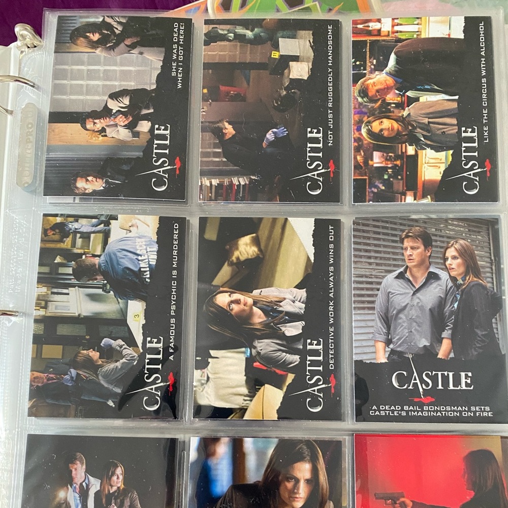 Castle TV Show Trading Card Set